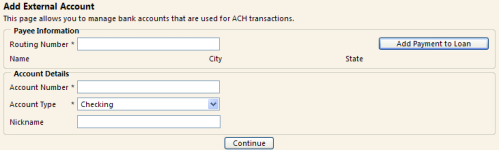 Manage Bank Accounts Screenshot